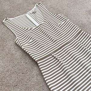 LOFT Outlet Striped Sleeveless Dress (sz 4)